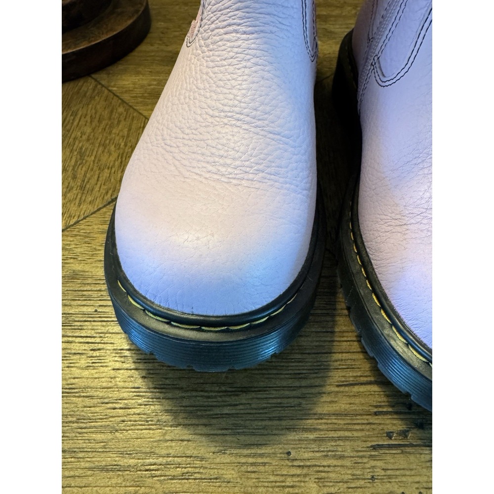 Dr. Martens Bex Heart Boots Kids US 6 Uk Round Toe MidCalf JOBB1550 Pink Leather - Picture 5 of 12